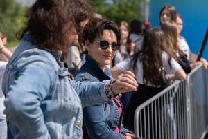 Prezydent Miasta Anna Hetman na VIII Jastrzębskim Biegu Kobiet.