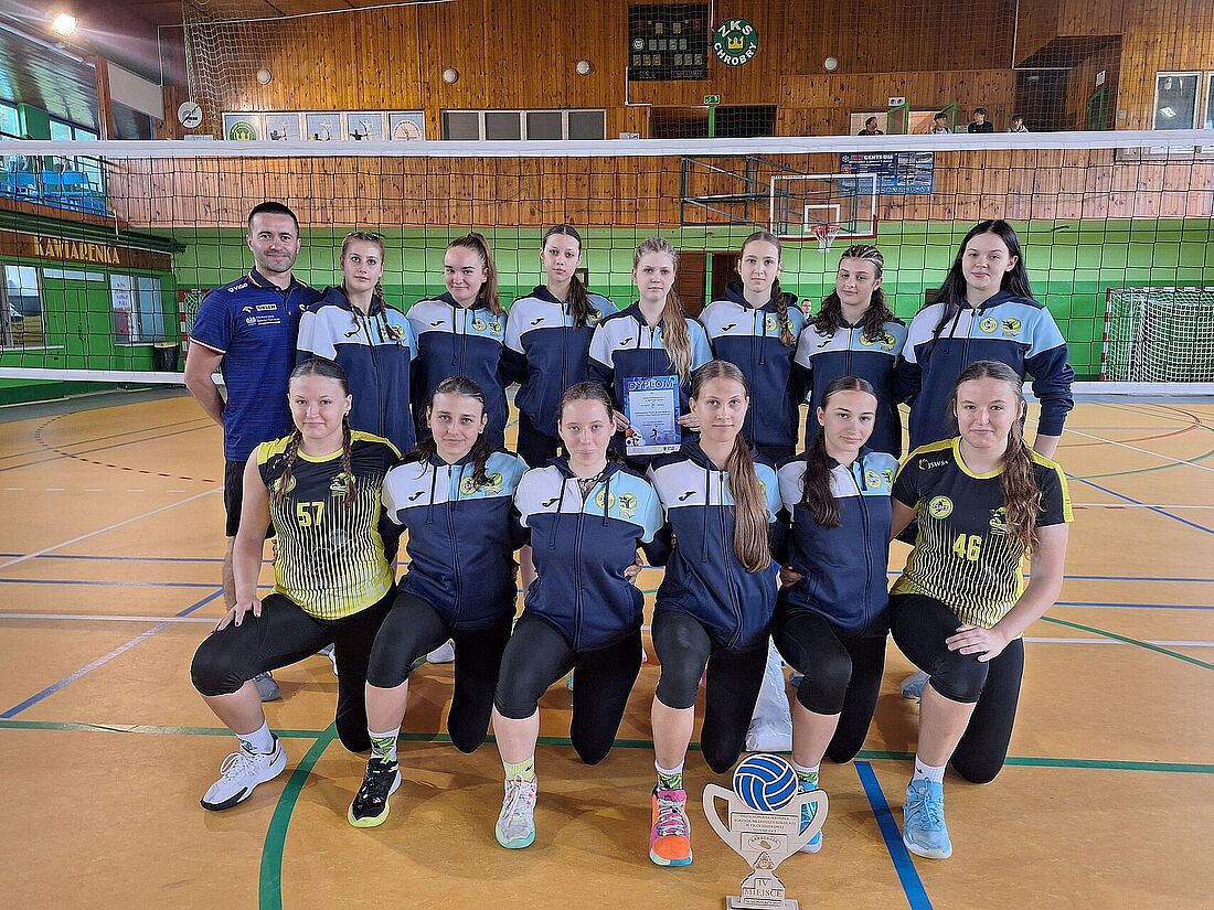siatkarki z Zespołu Szkół Mistrzostwa Sportowego