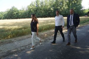 Odbiór prac na ulicyŻwirki i Wigury