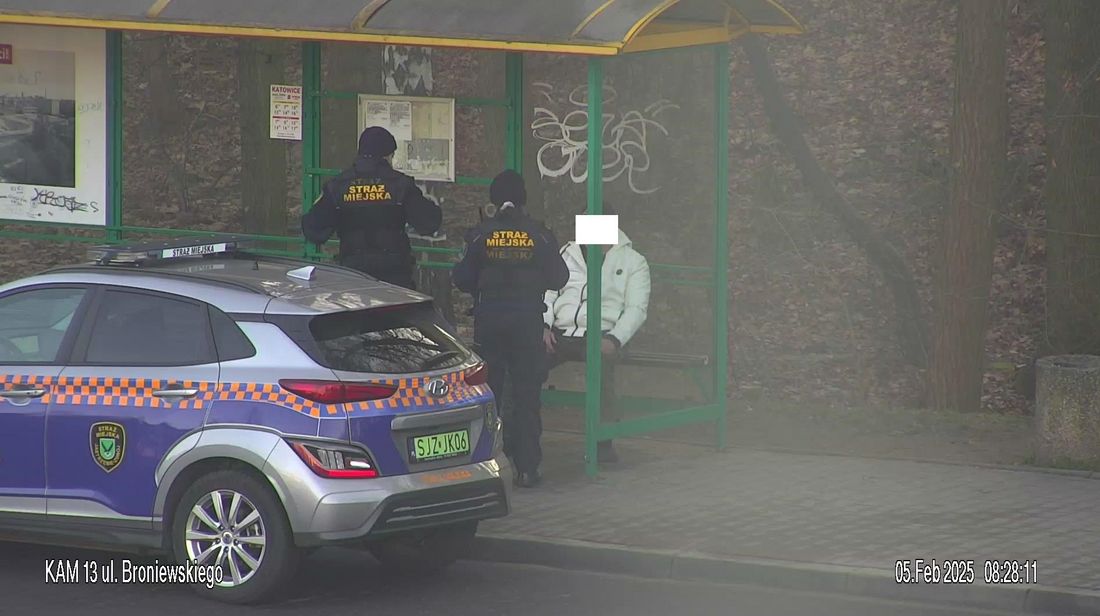 Zdjęcia z interwencji Straży Miejskiej z ul. Broniewskiego.
