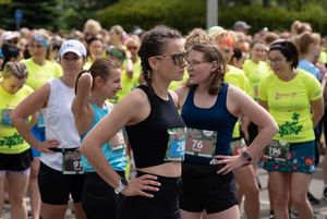 Uczestniczki VIII Jastrzębskiego Biegu Kobiet.