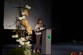dyrektor SP nr 19 na mównicy 