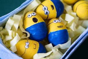 Pisanki - minionki.