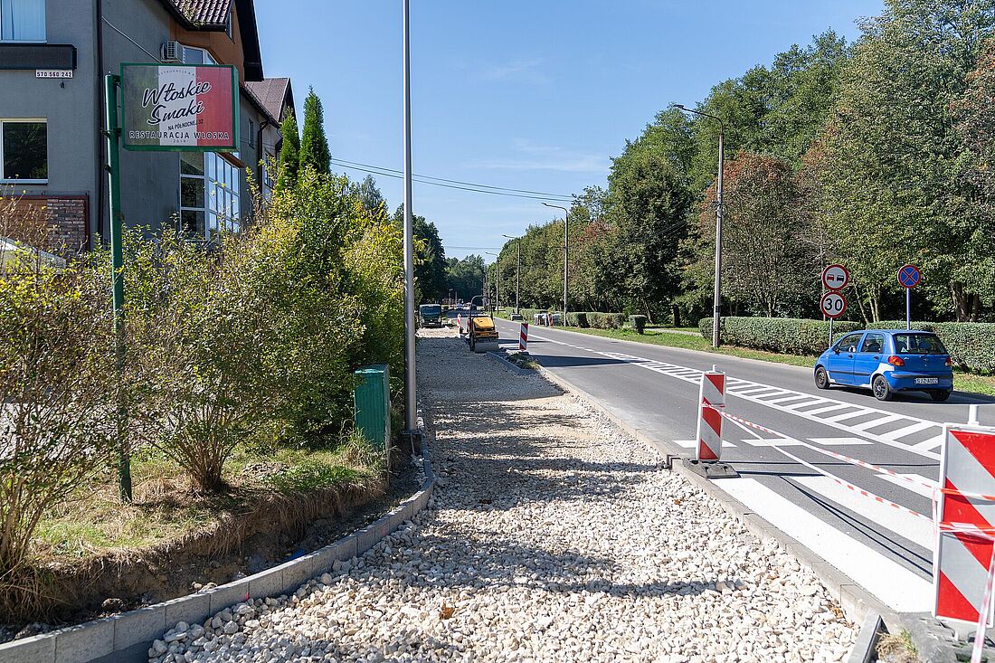 Budowana ścieżka