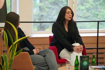 Autorki podczas rozmowy