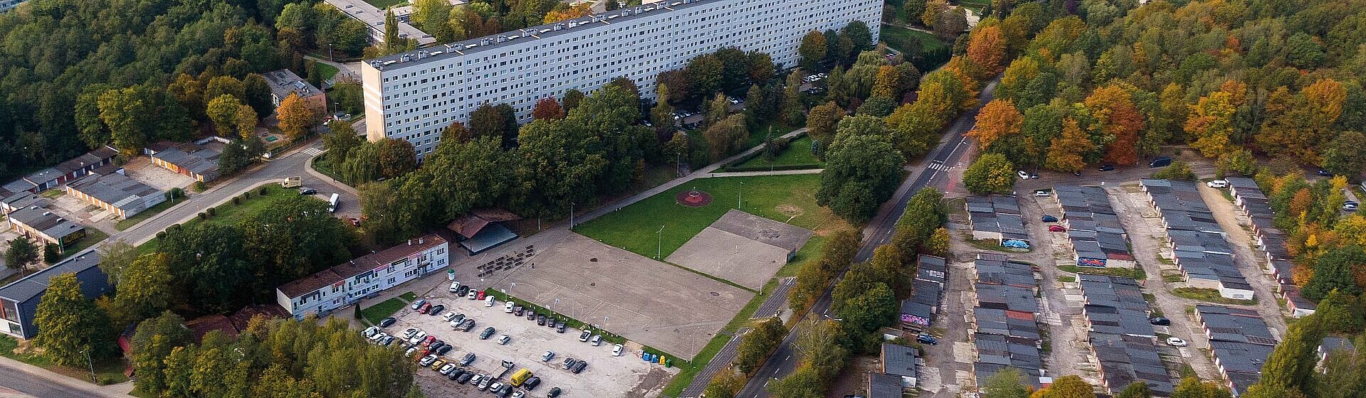 zdjęcie z góry z drona Jaru Południowego