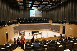 Sala koncertowa - widok na scenę