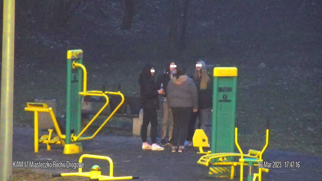 Zdjęcie z monitoringu.
