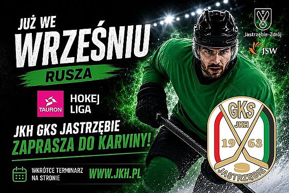 JKH GKS Jastrzębie zaprasza do Karwiny - we wrzweśniu rusza Tauron Hokej Liga