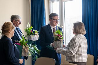 Prezydent Miasta i Sołtyska Ruptawy-Cisówki Dorota Ledwoń.