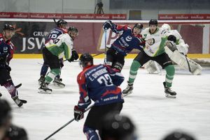 Obrona bramki Nechvatala.