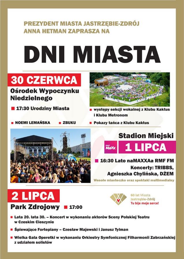 plakat Dni miasta 