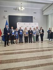 Przedstawiciele dołect w Urzędzie Marszałkowskim w Katowicach.