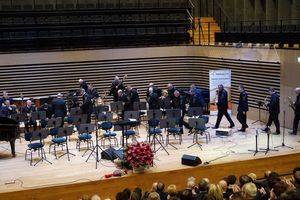 Grająca orkiestra KWK Jas-Mos.