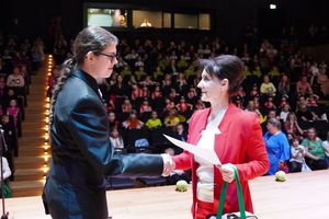 wręczanie nagród przez Panią Prezydent 