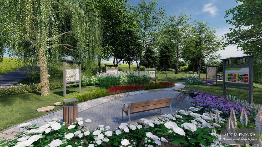 Park kieszonkowy - projekt.