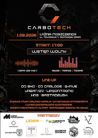 Carbotech - Elektroniczne brzmienia w industrialnej przestrzeni Łaźni Moszczenica
