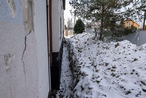 remontowane pomieszczenia w budnku na Gagarina