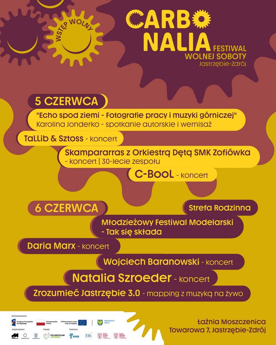 Plakat zapowiadający Carbonalia 2026