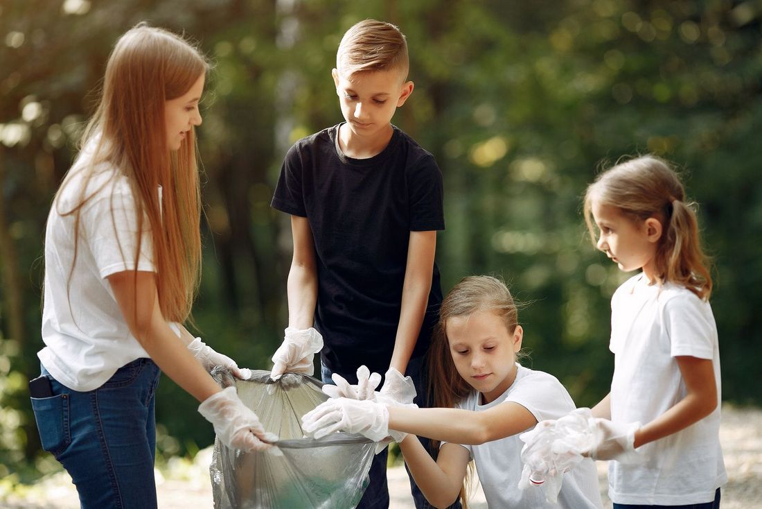 Symbol sprzątania świata.