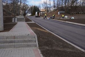 Zdjęcie przedstawia ul. Witczaka.