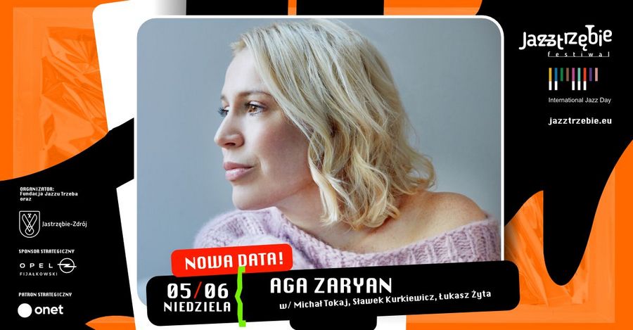 plakat koncertu Agi Zaryan