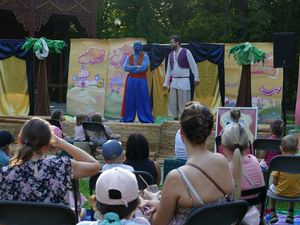 Widownia podczas spektaklu. 