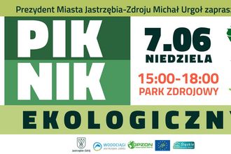 Logotypy partnerów i organizatorów wydarzenia: Miasto Jastrzębie-Zdrój, Wodociągi Jastrzębie-Zdrój, GPZON, program LIFE oraz „Śląskie. Przywracamy błękit”