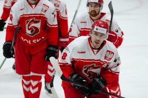 Hokeiści podczas meczu