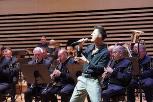 Grająca orkiestra KWK Jas-Mos.