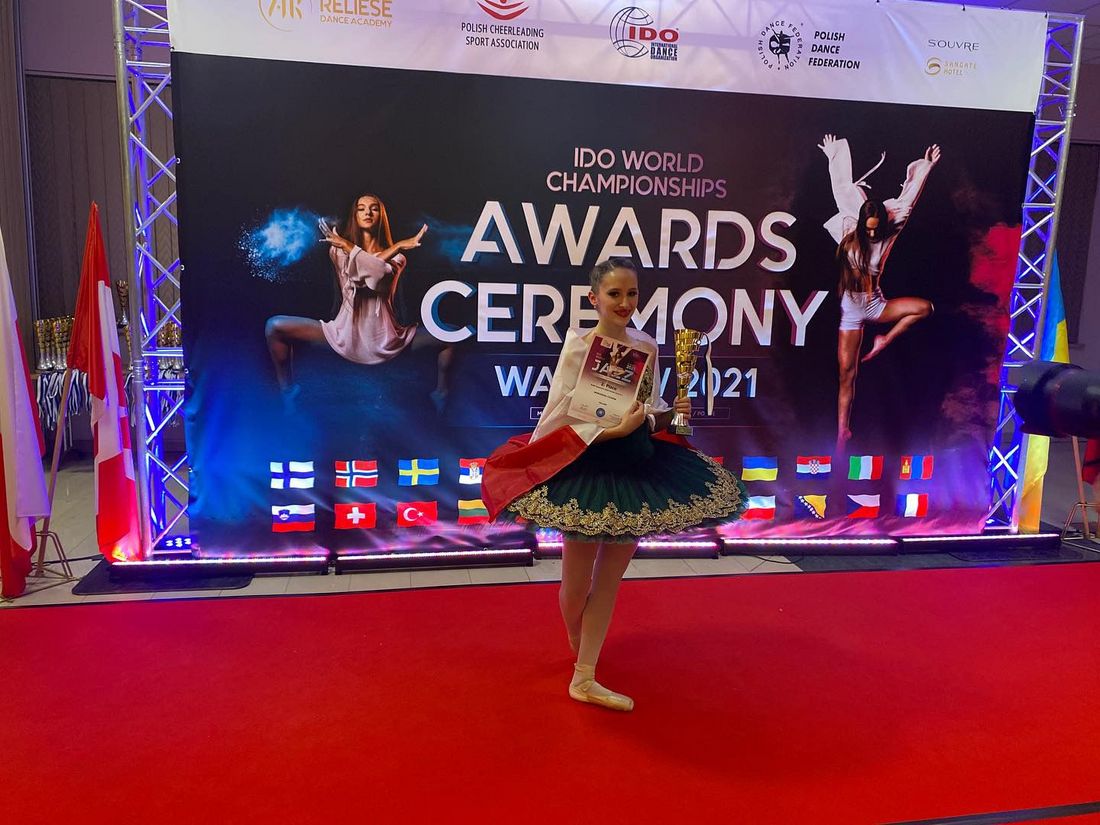 Tancerka podczas występu