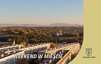 Grafika z panoramą miasta