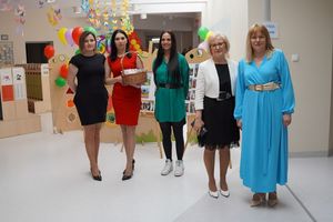 Zdjęcie przedstawia jubileusz 60-lecia przedszkola.
