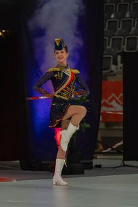 Występ solowy mażoretkowy