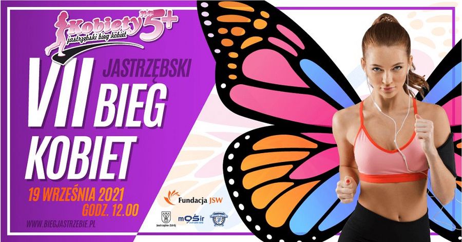 plakat VII jastrzębskiego biegu kobiet