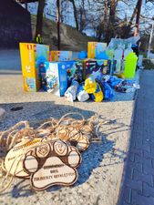 Nagrody przyznane dzieciom biorącym udział w konkursie. 