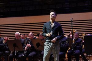 Grająca orkiestra KWK Jas-Mos.