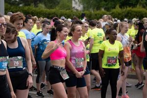 Uczestniczki VIII Jastrzębskiego Biegu Kobiet.