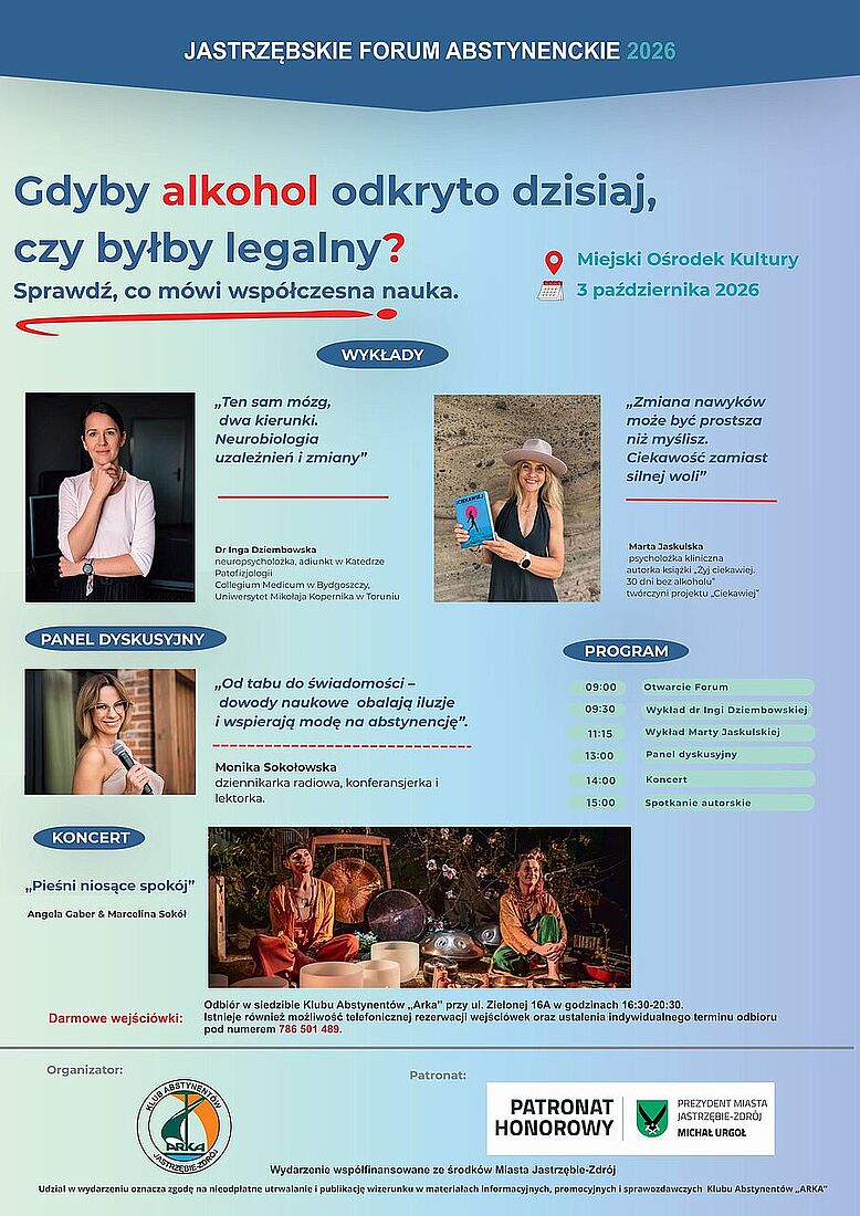 Plakat na temat forum.