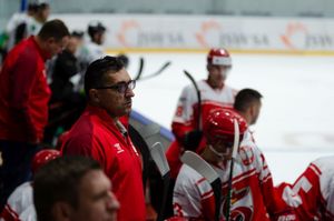 Hokeiści podczas meczu