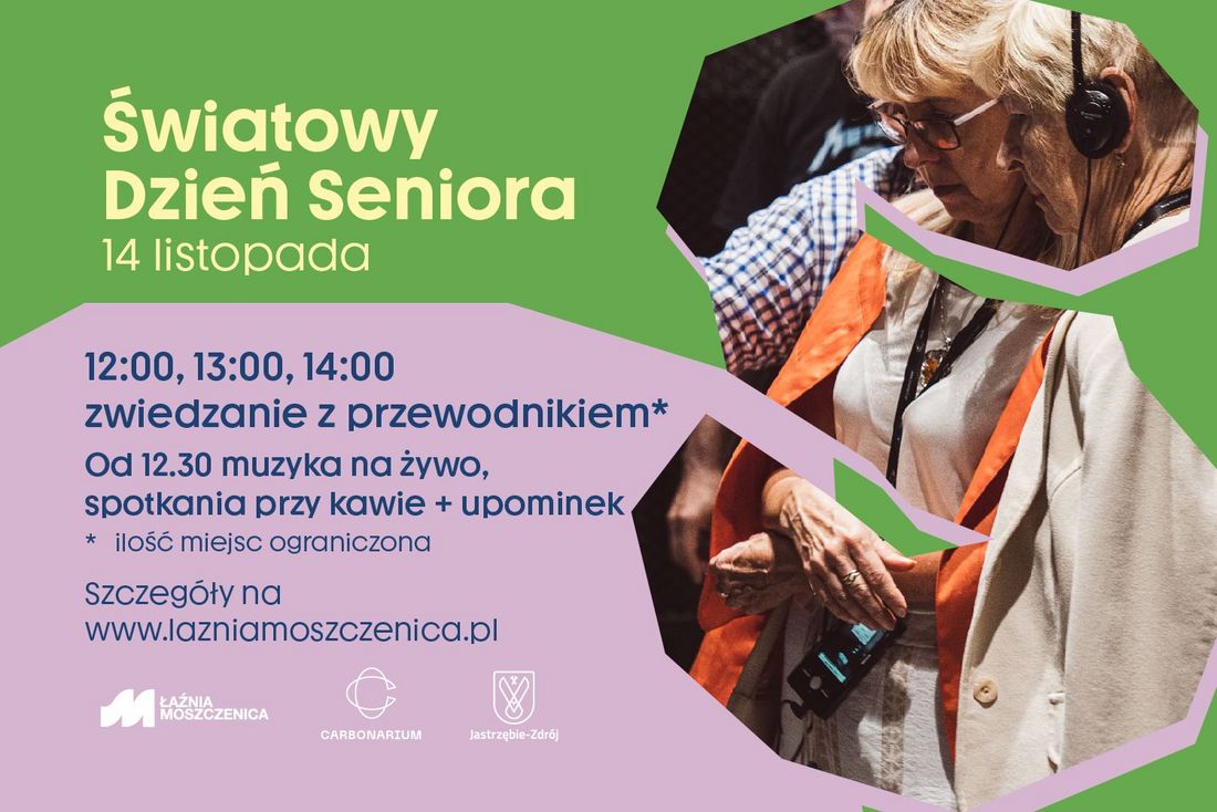 Zdjęcie przedstawia plakat promujący Dzień Seniora.
