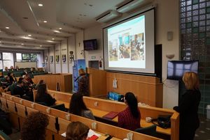 Zdjęcie przedstawia uroczystość podsumowania XIV edycji Jastrzębskiego Tygodnia Kariery