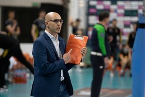 Trener Nicola Giolito.