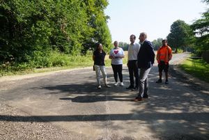 Odbiór prac na ulicyŻwirki i Wigury