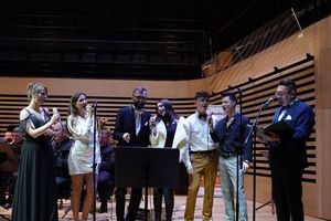 Grająca orkiestra KWK Jas-Mos.