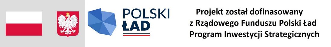 Zdjęcie przedstawia logotyp Polskiego Ładu.