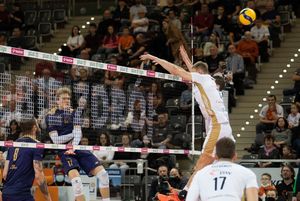 Blok naszych zawodników.