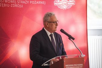 Zbigniew Supernak- Dyrektor Biura Posła na Sejm RP Grzegorza Matusiaka przemawia