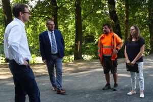 Odbiór prac na ulicyŻwirki i Wigury