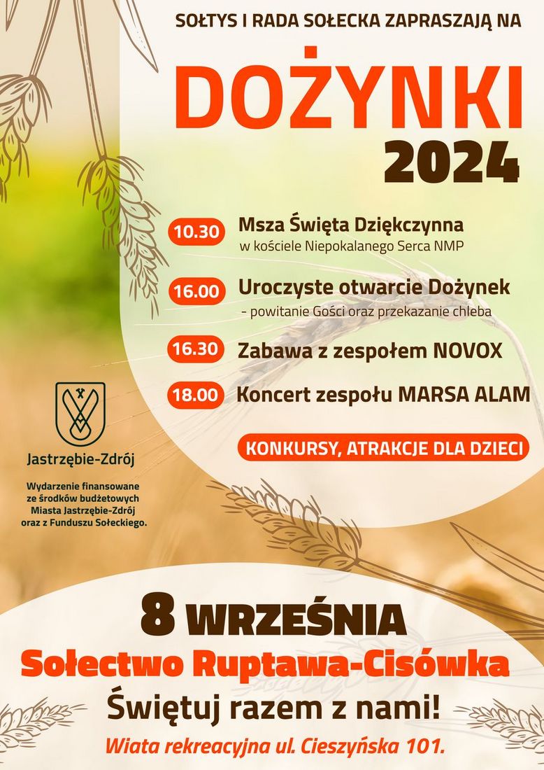Zdjęcie przedstawia program Dożynek w Ruptawie-Cisówka